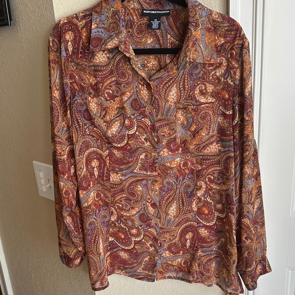 Norton McNaughton Paisley Shirt